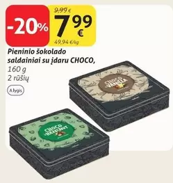 Pieninio šokolado saldainiai su įdaru CHОСО