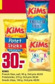 French fries, Potet Sticks, Snack chips