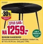 No - BONUM HAGEBORD