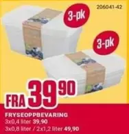 FRYSEOPPBEVARING 3-pk