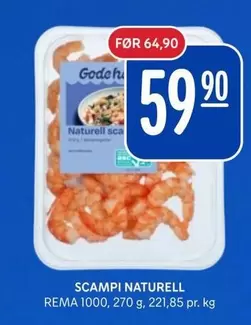 SCAMPI NATURELL
