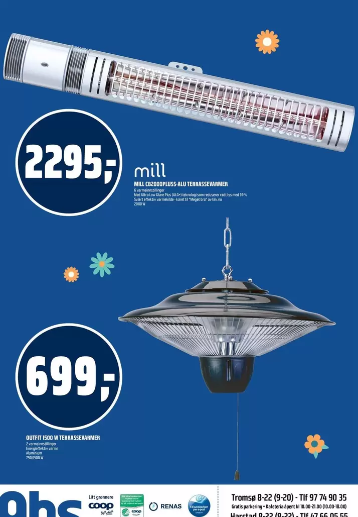 Lys - Varmekaster