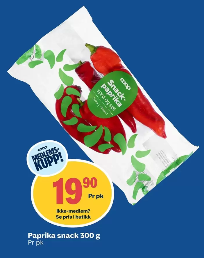 Paprika snack
