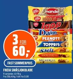 Fast - FREIA SMÅSJOKOLADE