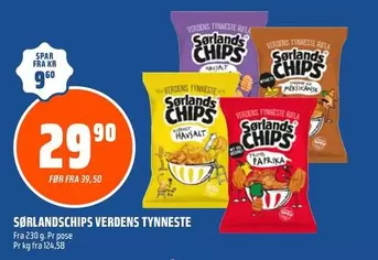 SØRLANDSCHIPS VERDENS TYNNESSTE