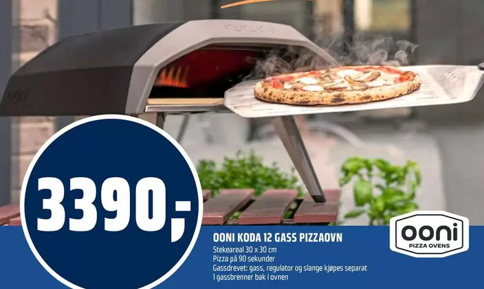 12 GASS PIZZAOVN