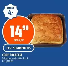 Fast - COOP FOCACCIA Salt og rosmarin