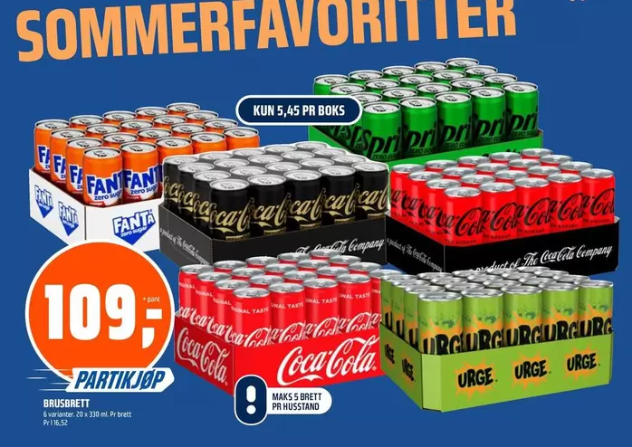 Coca Cola - SOMMERFAVORITTER