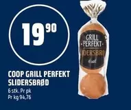 COOP GRILL PERFEKT SLIDERSBRØD