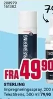 Impregneringsspray, Tekstilrens
