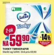 Lotus - TORKY TØRKEPAPIR