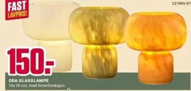 Fast - ODA GLASSLAMPE