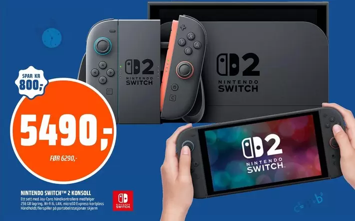 Nintendo - NINTENDO SWITCH™ 2 KONSOLA