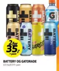 Battery og Gatorade
