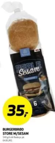 BURGERBROOD STORE M/SESAM