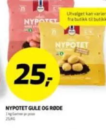 NYPOTET GULE OG RØDE