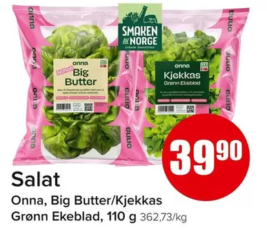Onna, Big Butter/Kj ekkas Grønn Eke blad