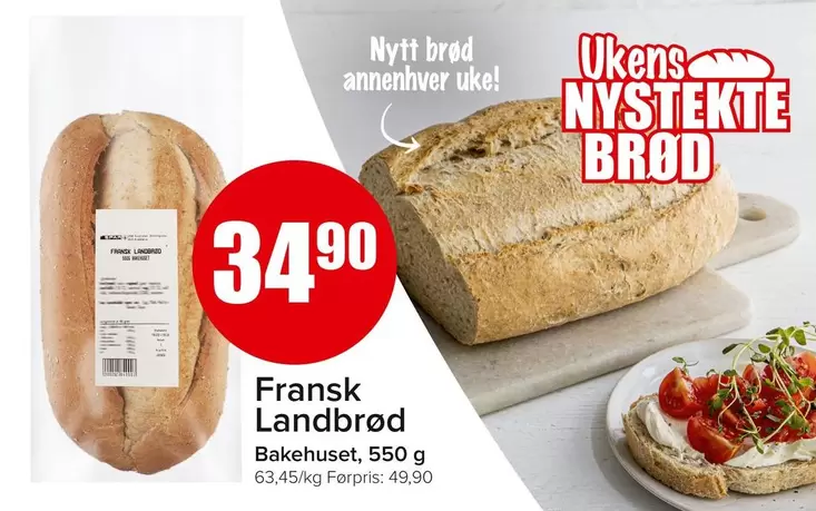 Fransk Landbrød