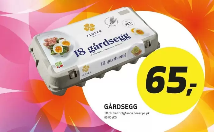 18 gårds egg