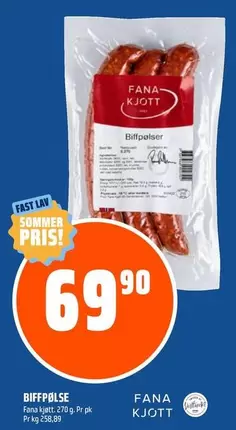 Fast - BIFFPØLSE
