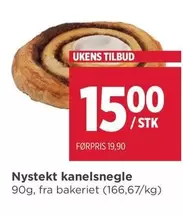 Nystekt kanelsnegle