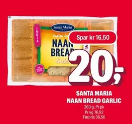 Br - NAAN BREAD GARLIC