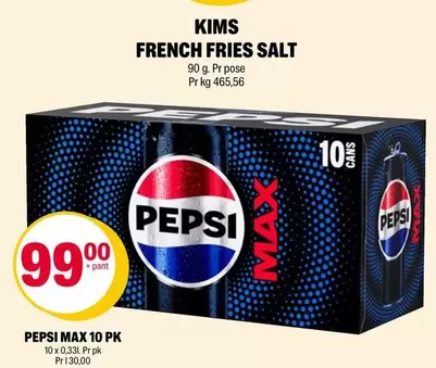 Max - PEPSI MAX 10 PK