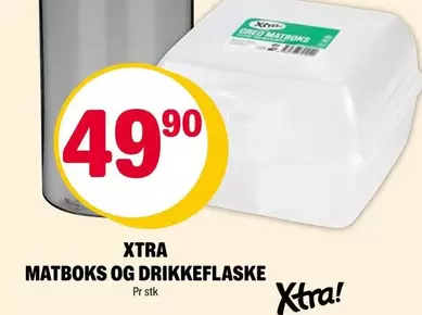 MATBOKS OG DRIKKEFLASKE