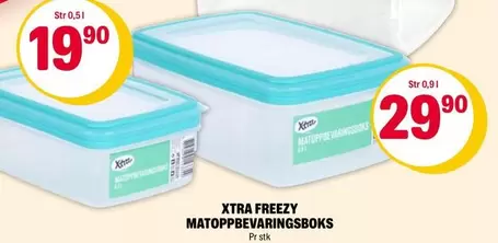 XTRA FREEZY MATOPPBEVARINGSBOKS