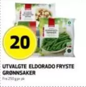 UTVALGTE FRYSTE GRØNNSAKER