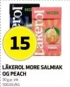 MORE SALMIAK OG PEACH