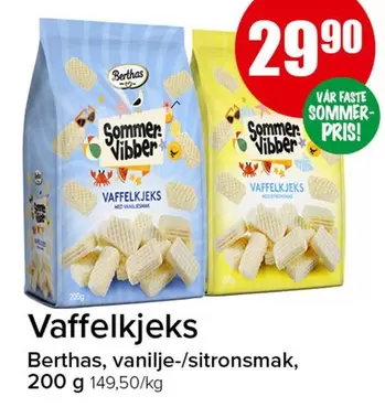 Sommer Vibber Vaffelkjeks