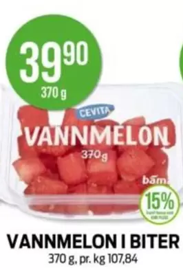 VANNMELON I BITER
