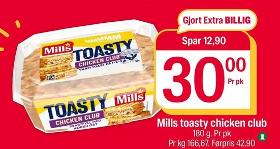 Norsk - Toasty Chicken Club