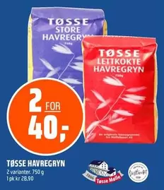 TØSSE HAVREGRYN