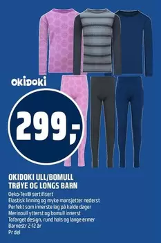 Barn - ULL/BOMULL TRØYE OG LONGS BARN