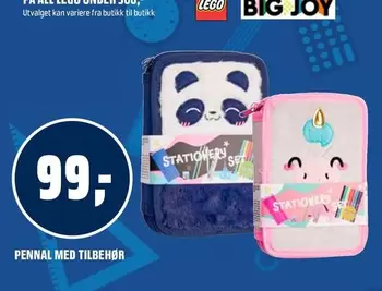 Pennal med tilbehør