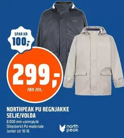 NORTHPEAK PU REGNJAKKE SELJE/VOLDA