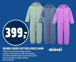 Barn - OKIDOKI ENGEN SOFTSHELLDRESS BARN