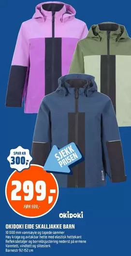 Barn - OKIDOKI EIDE SKALLJAKKE BARN