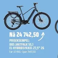DBS JAKTFALK S5,1 EL-HYBRIDSYKKEL 27,5" 26