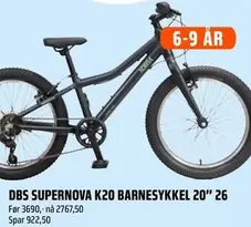 SUPERNOVA K20 BARנעSYKKEL 20" 26