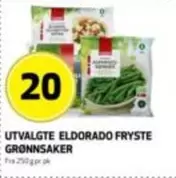UTVALGTE FRYSTE GRØNNSAKER