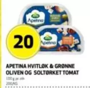 HVITLØK & GRØNNE OLIVEN OG SOLTØRKET TOMAT