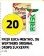Origin - EUCA MENTHOL OG DROPS SUKKERFRI
