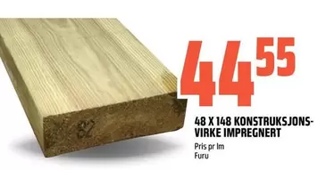 48 X 148 KONSTRUKSJONSVIRKE IMPREGNERT