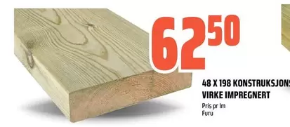 48 X 198 KONSTRUKSJONSVIRKE IMPREGNERT
