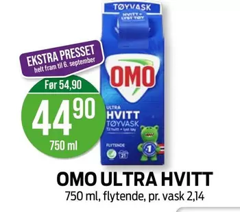 Fram - OMO ULTRA HVITT TØYVASK