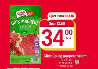 Extra - Gilde Go' og magrere salami