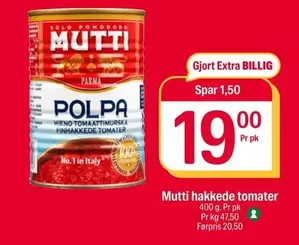 Extra - Hakkede Tomater